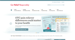 Desktop Screenshot of getreliefresponsibly.com