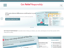 Tablet Screenshot of getreliefresponsibly.com